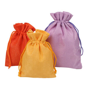Manufacturer wholesale blank color burlap bags