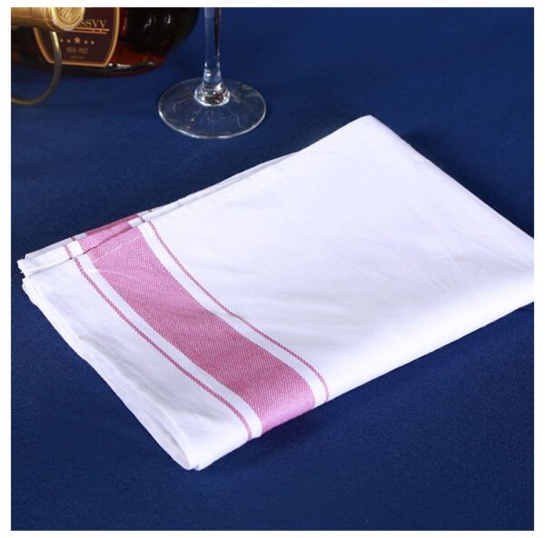 Pure cotton mouth cloth, cup cloth, special cloth for wiping glass cups, rag, clean cloth that absorbs water and does not shed hair, red wine cup cloth