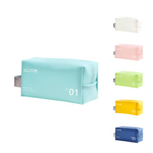 Japanese PVC jelly cosmetic bag candy color handheld