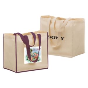 Promotional Cotton Give-Away Grocery Bags